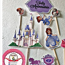 Topper Personalizado Temático Feito ao gosto