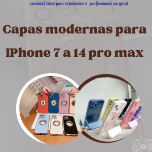 Várias opções de capas