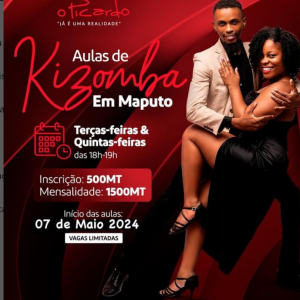 Horário: Terças e Quintas ( 18h-19h) Inscrição: 500Mt Mensalidade: 1500Mt