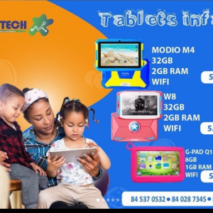 Temos tablets infantis disponíveis