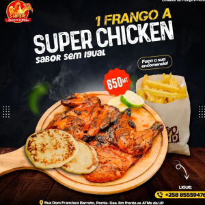 Frango a Super Chicken. Encomende já - 855594763