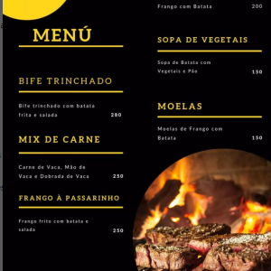 SERVIÇOS DE ALIMENTAÇÃO _ MENU E PREÇOS