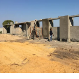 Obra de murro de vedação – Mapulene – Maputo