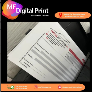 Livros de facturas, recibo, cotações, guias de remessa, etc...