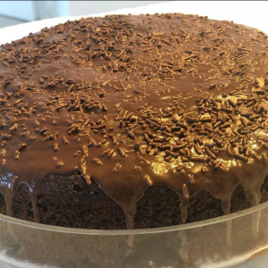 Bolo Caseiro de Brigadeiro