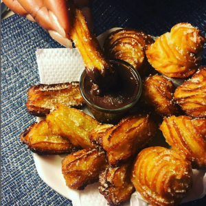 Churros quentes na hora