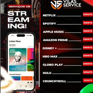 Serviços de streaming