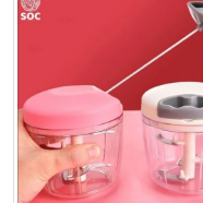 Cortador e picador de vegetais giratório, 900ml,