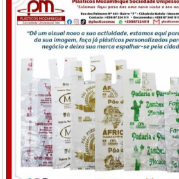 Plásticos personalizados Plásticos personalizados disponiveis em varias cores e tamanhos