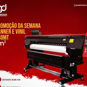 Promoção de vinil e banner por apenas 340MT
