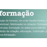 FORMAÇÃO