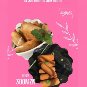 15 salgados sortidos por apenas 300mt…. Aproveite já