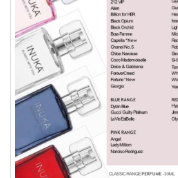 Perfumes clássicos 1200,00 MTn