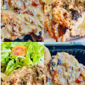 SERVIÇOS DE ALIMENTAÇÃO _ Frango assado ao molho especia