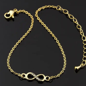 Bracelete de infinito com pedras de zircônia ✨ 🏷️500MT