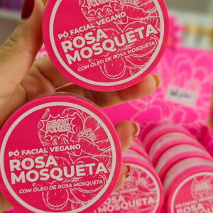 Pó Solto Vegano Rosa Mosqueta