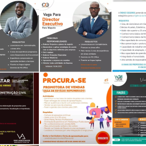 EMPREGOS EM MOÇAMBIQUE