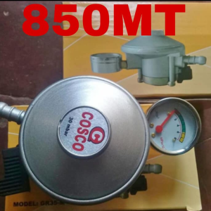 Redutor de gás com manómetro.  Controle os teus gastos de gás em tempo real e evite surpresas inesperadas.