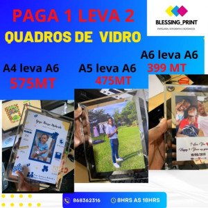 QUADRO DE VIDRO